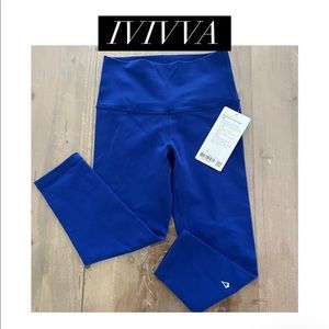 Ivivva Crop Leggings, Size 12, NWT, blue